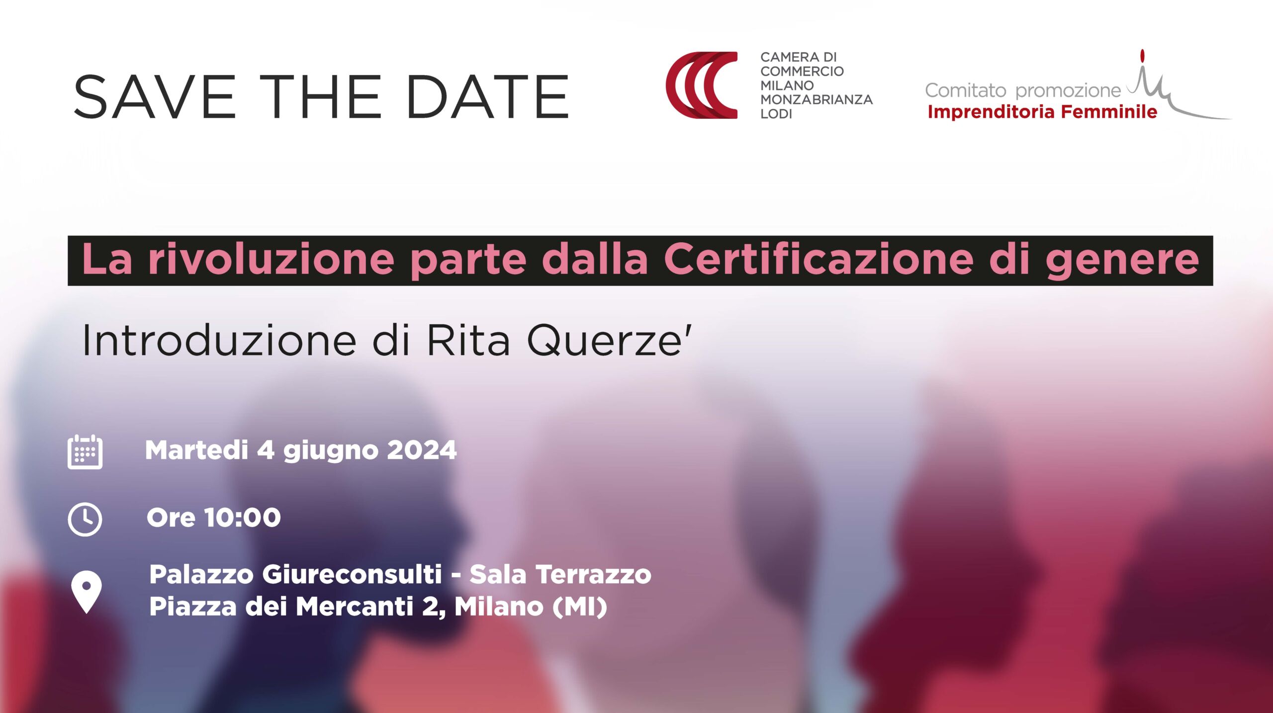 save the date 4 giugno